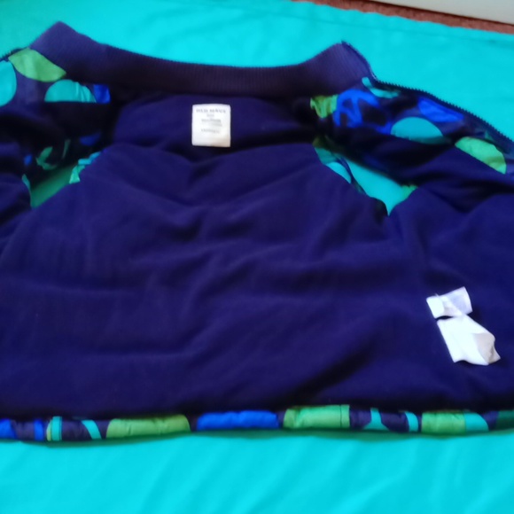 OLD NAVY PEACE MULTI COLORED GIRLS VEST. SIZE MEDIUM - Picture 8 of 8